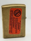 Vintage 2012 Barrett Smythe Soaring Eagles Dare Emblem Brass Zippo Lighter New