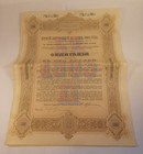 Lot Of 2 Russia 1902   1905 Imperial Bond Certificate 4    5  100 Roubles Lot 2