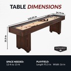 Hathaway Austin 9 Ft Shuffleboard Table For Arcade Game Room - With Scratch R   