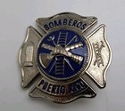 Vintage Bomberos Puerto Rico Firefighters Badge Pin