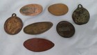 Lot Of 7 Total  Four Elongated pressed Coins Plus Three Coins pendants