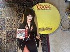 Nos Vintage Elvira Mistress Of The Dark Coors Light Flick Or Treat 6  Standee