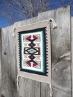Navajo Rug Vintage Native American Indian Blanket Teec Nos Pos Weaving 