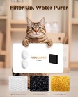 Vouaaood Cat Water Fountain Filters 12 Cat Fountain Filters Replacement For H6