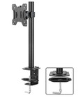 Single Monitor Mount Height Adjustable For 13-32  Flat Curved Computer Screen