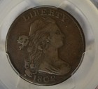 1802 Draped Bust Large Cent  Pcgs Vf25