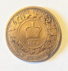 1864 New Brunswick One Cent Coin