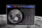   genuine Piece Of Moon Rock   Nwa 11273 Lunar Meteorite Fragment On Infocard