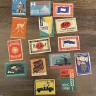 Vintage Czech Czechoslovakia Matchbox Match Box Labels Lot