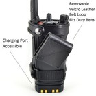 Motorola Apx 8000 Carry Holder Case Turtleback  Black Leather Duty Belt Holster