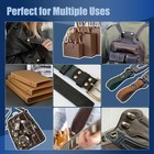 130 Sets Black Chicago Screws Kit M4 M5 Binding Rivets For Leather Belt Book Diy