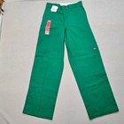 Dickies 85283kg Double Knee Work Pants Green Loose Fit 30x32 Nwt Mens