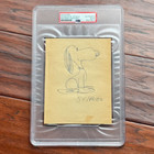 Charles M Schulz   Psa   Autograph Snoopy Hand-drawn Artwork Signed   Peanuts