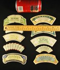 Original C 1890 Unused Japanese Wine - Sake Bottle Labels   Misprints   Art   1