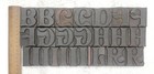 Vintage A To Z Letterpress Wood wooden Printing Type Blocks Typography 72pc 50mm