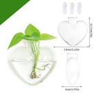 Wall Hanging Glass Terrariums   clear Planters Propagation Station Glass Flower   