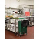 Rubbermaid Slim Jim With Venting Channels 16 Gal Plastic Black 1955959