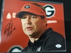 Kirby Smart Signed 8x10photo  W jsa