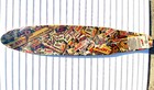 Raw Rolling Papers Gold Foil Retro Ducktail Longboard Skateboard Deck Santa Cruz