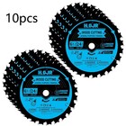 10pack 6-1 2  24 Tooth 5 8  Arbor Woodworking Circular Saw Blade Framing general