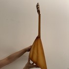 Vtg Russian Balalaika Three String Musical Instrument Soviet Era