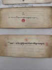 Antique Mongolian Tibetan Buddhist Handwritten Manuscripts 3 Pc