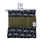 Michael Kors Scarf And Hat Set Black White Mk Logo Nwt Winter Gift Unisex