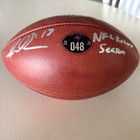 Mike Evans Game Used    signed   Inscribed Ball Tampa Bay Buccaneers 24-25 Season