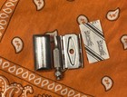 Vintage Gillette Ball End Travel Tech Double Edge Safety Razor 3 Piece