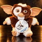 Neca Gremlins Gizmo 6    Plush Doll Smiling Face Mogwai Movie Collectible New Tags
