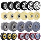 Polyurethane nylon rubber Castor Wheel Single-wheel Silent 1 5  2  2 5  3  4  5 