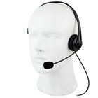 Computer Headset Single Sided W microphone Volume Control For Webinar Zoom Skype