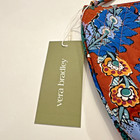 Nwt Vera Bradley Medium Pouch Flowers   Feathers New Cosmetic Bag Makeup Case