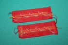 Wwii 2 Japanese Army Pair Of Sgt  Major Rank Collar Tabs Nos Unsewn   Unissued