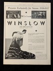 Miriam Winslow 1936 Booking Ad Musical Performer Concert Dancer