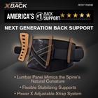 Copper Fit X-back Brace For Lower Back Pain  Lumbar Support  Herniated Disc     