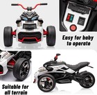 12v Kids Ride On Atv Electric Car Toy Battery Powered Toddler 3-wheeler Gift