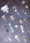 Great Lot  32  Antique  Glass  Bottle Stopper  Many Designs   Sizes