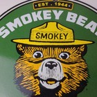 Vintage Forest Service Sign - Smokey The Bear Porcelain Gas Pump Sign