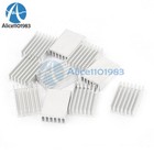 50pcs Lot Aluminium 20x14x6mm Heatsink Heat Sink Radiator Fin Silver Tone