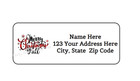 30 Merry Christmas Y all Personalized Return Address Labels 1 In X 2 625 In