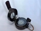 Antique Marine Vintage Solid Brass Wwii Military Pocket Sundial Compass Gift