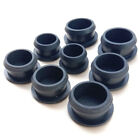 2 5mm-60 6mm Black Snap-on Hole Plug Silicone Rubber Blanking Seal Bung Pipe