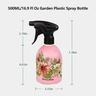 Berry bird 2pcs 500ml Garden Spray Bottles Plastic Watering Cans Water Sprayers