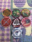 Lot Of  7  Various  5    1 Casino Chips Las Vegas  Black Hawk  Colorado