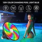 Pool Light 120v Led Pool Light Bulb  Rgb Color Pool Lights With Remote Control
