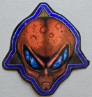 12 Vtg 90 s Die Cut Alien Vending Machine Stickers A a Co  Sci-fi Ufo Funny Meme