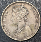 1888 British India Silver 1 Rupee  at910