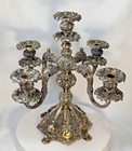Antique Reed   Barton Candelabra 800 Renaissance 5-light Silver Plate