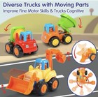 Inertia Toy Early Educational Toddler Baby Toy Friction Powered Cars Push And   
